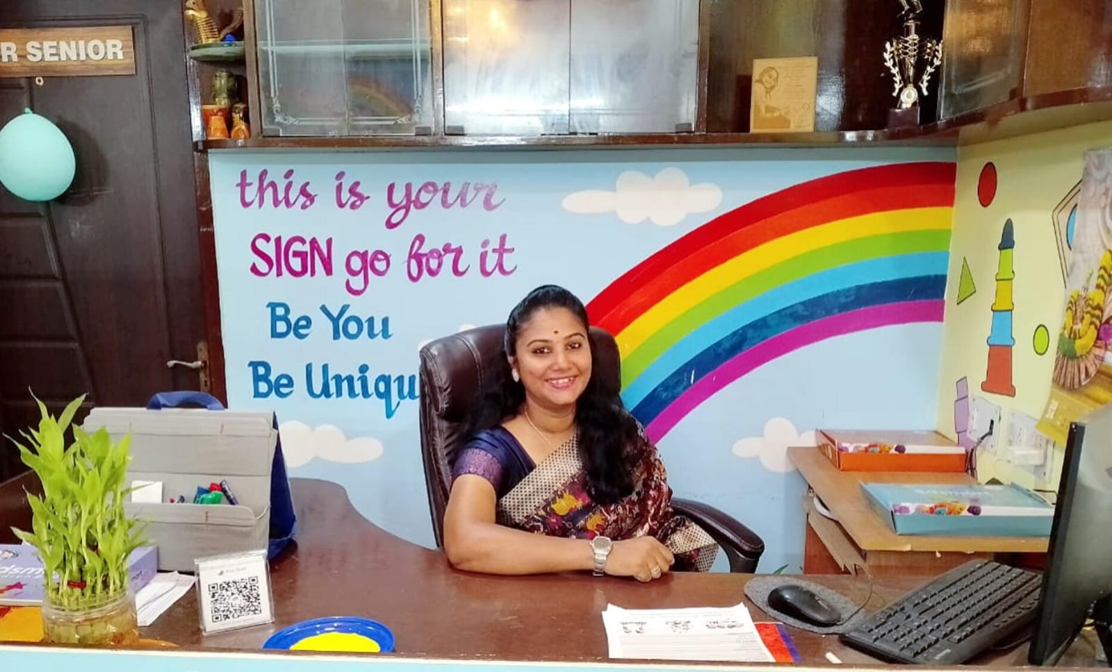 Ms. Rajalakshmi S, Head of Institution, Smiling Rainbows Preschool