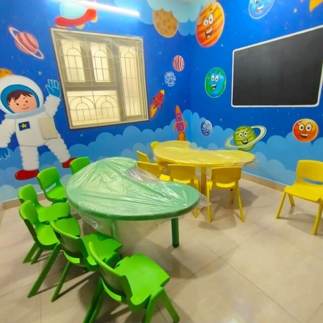 Space-themed classroom